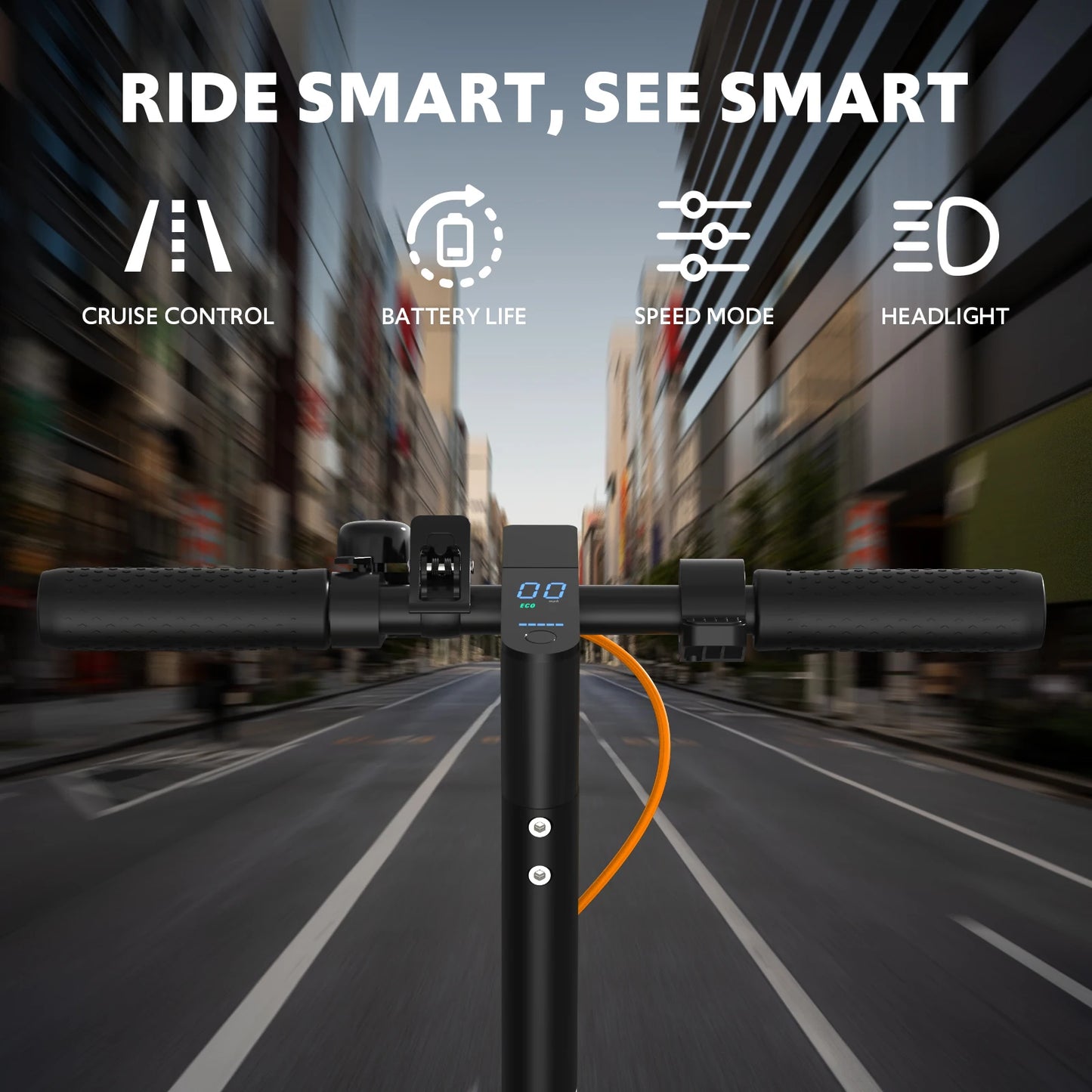 Osboo A11 Foldable Electric Scooter with Dual Suspension