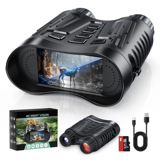 Letcmoi Rechargeable Night Vision Telescope 4K UHD Infrared Binocular
