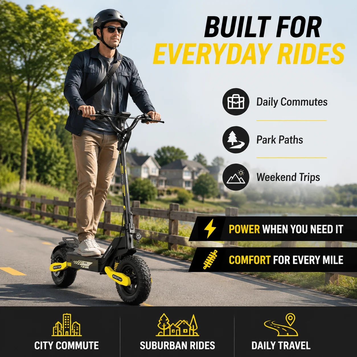 EOEOTWO 1200W Off Road Electric Scooter For Adults Long Range