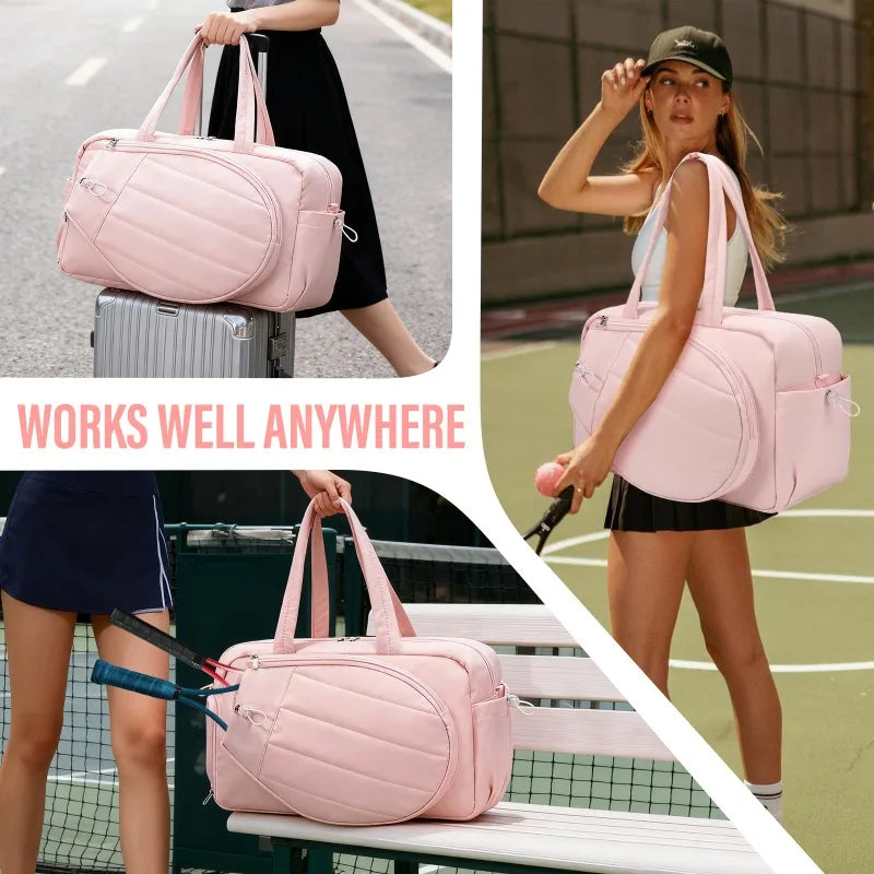 Tennis Backpack With Shoe Compartment And Dual Racket Storage