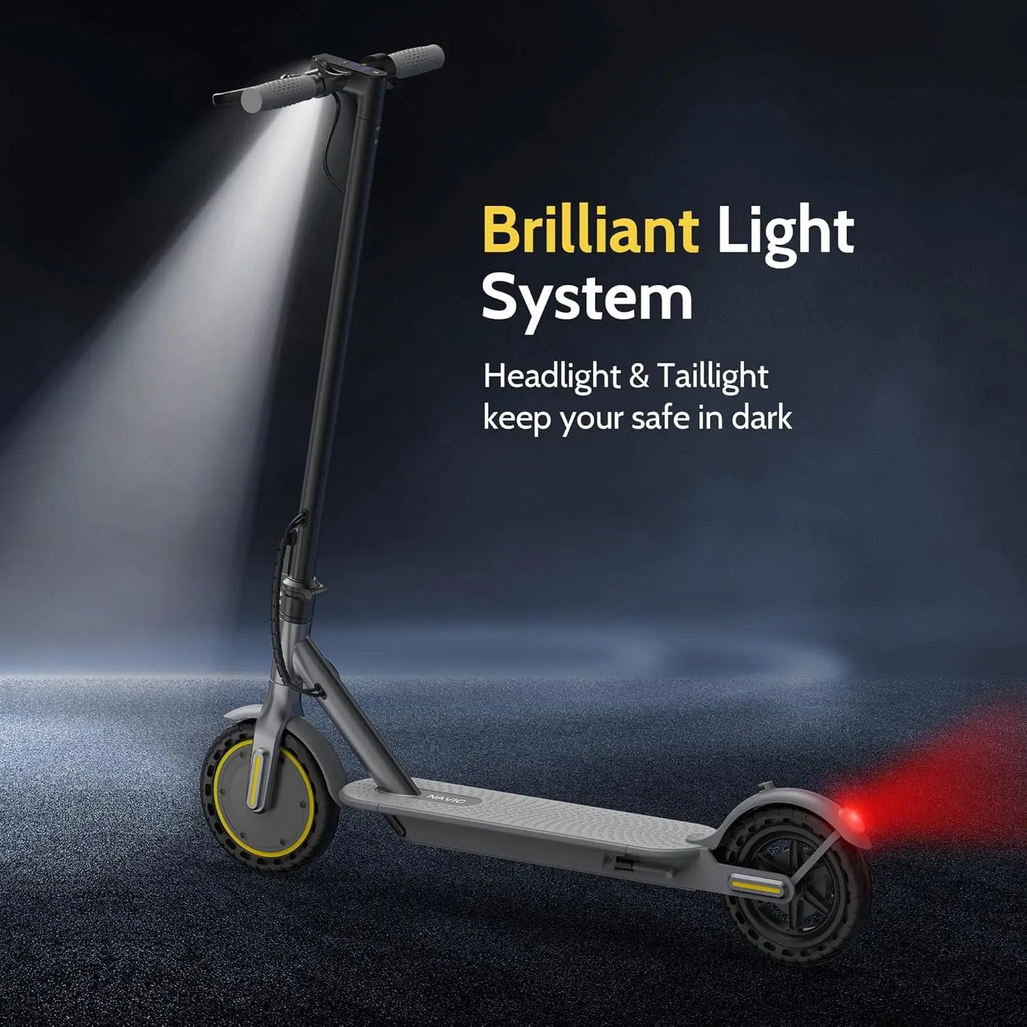 Navic T5 Electric Scooter Foldable Design 22 Mile Daily Commute