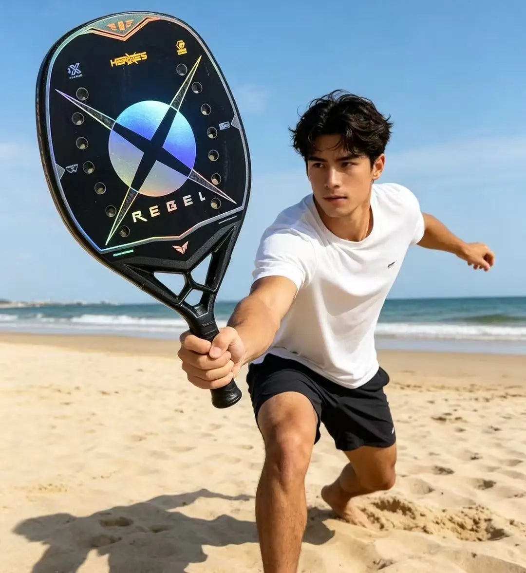 Carbon Fiber Beach Tennis Racket For Powerful Play