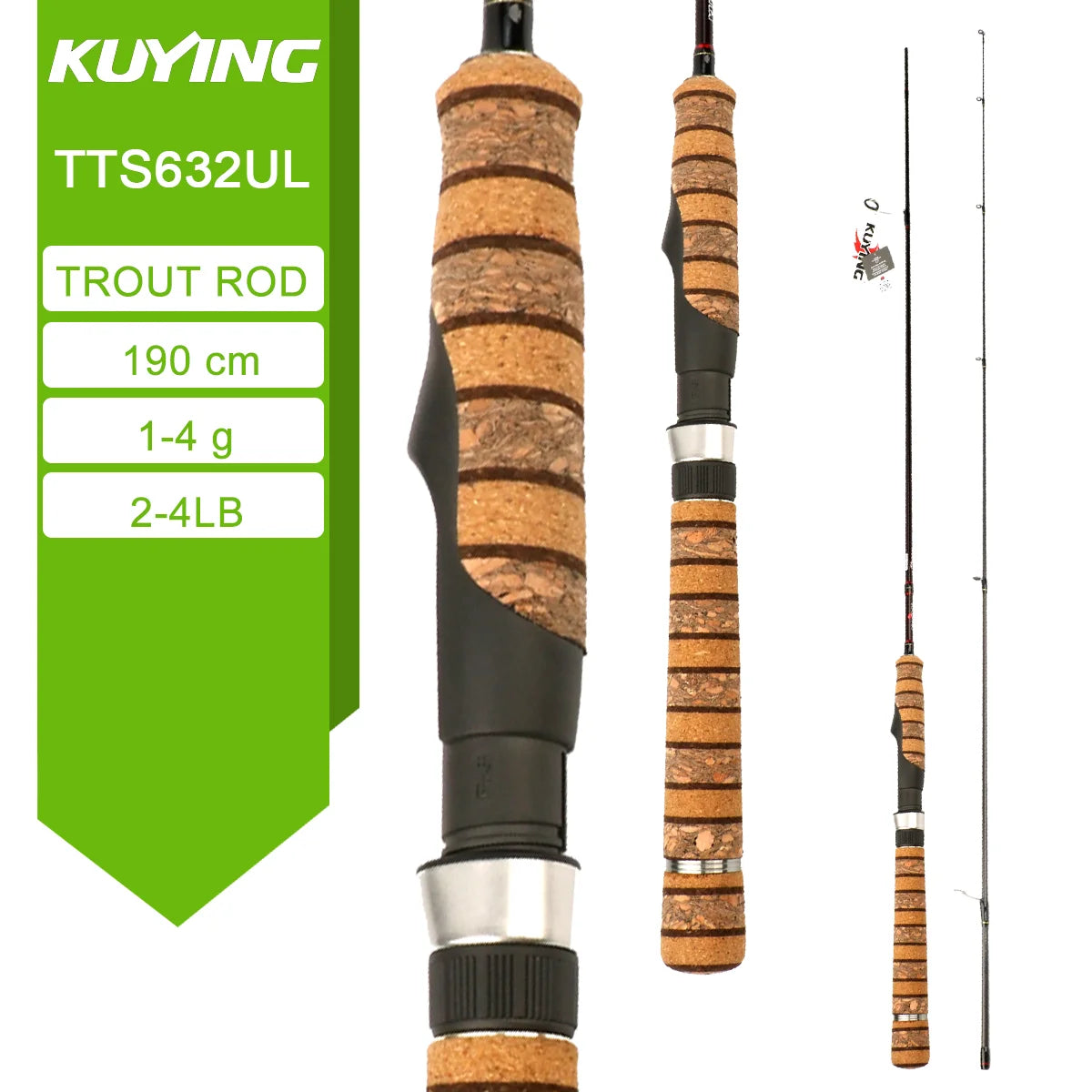 Kuying Teton Carbon Spinning Casting Fishing Lure Rod Fuji Parts