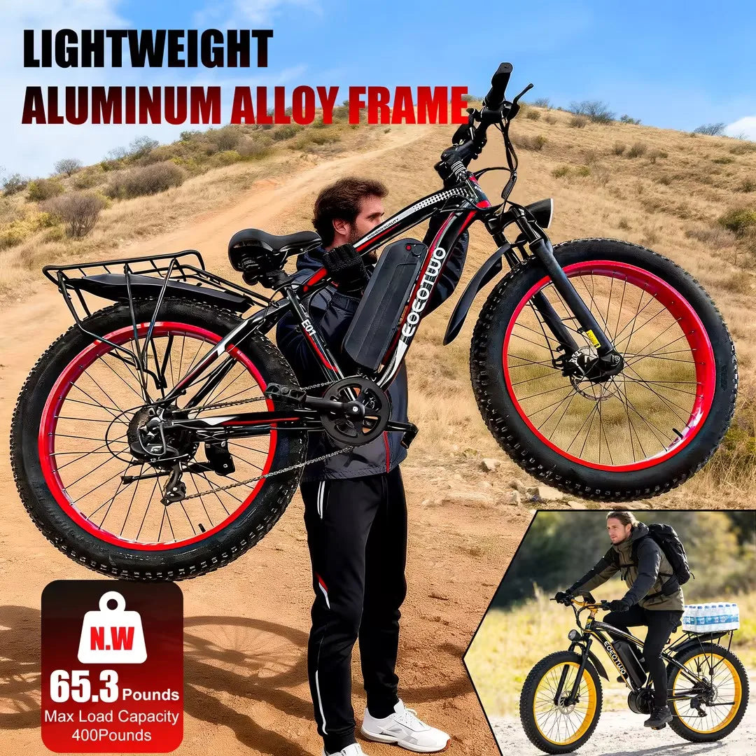 EOEOTWO Premium Electric Bicycle For Adults With Extended Range