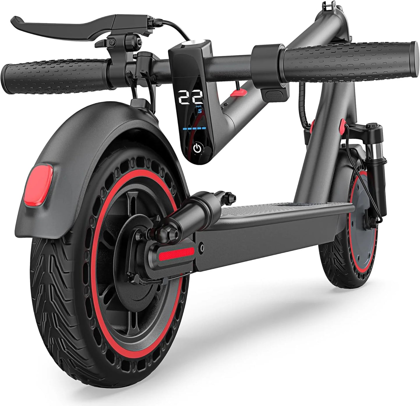 Aovopro Electric Scooter With Honeycomb Tires And App Control