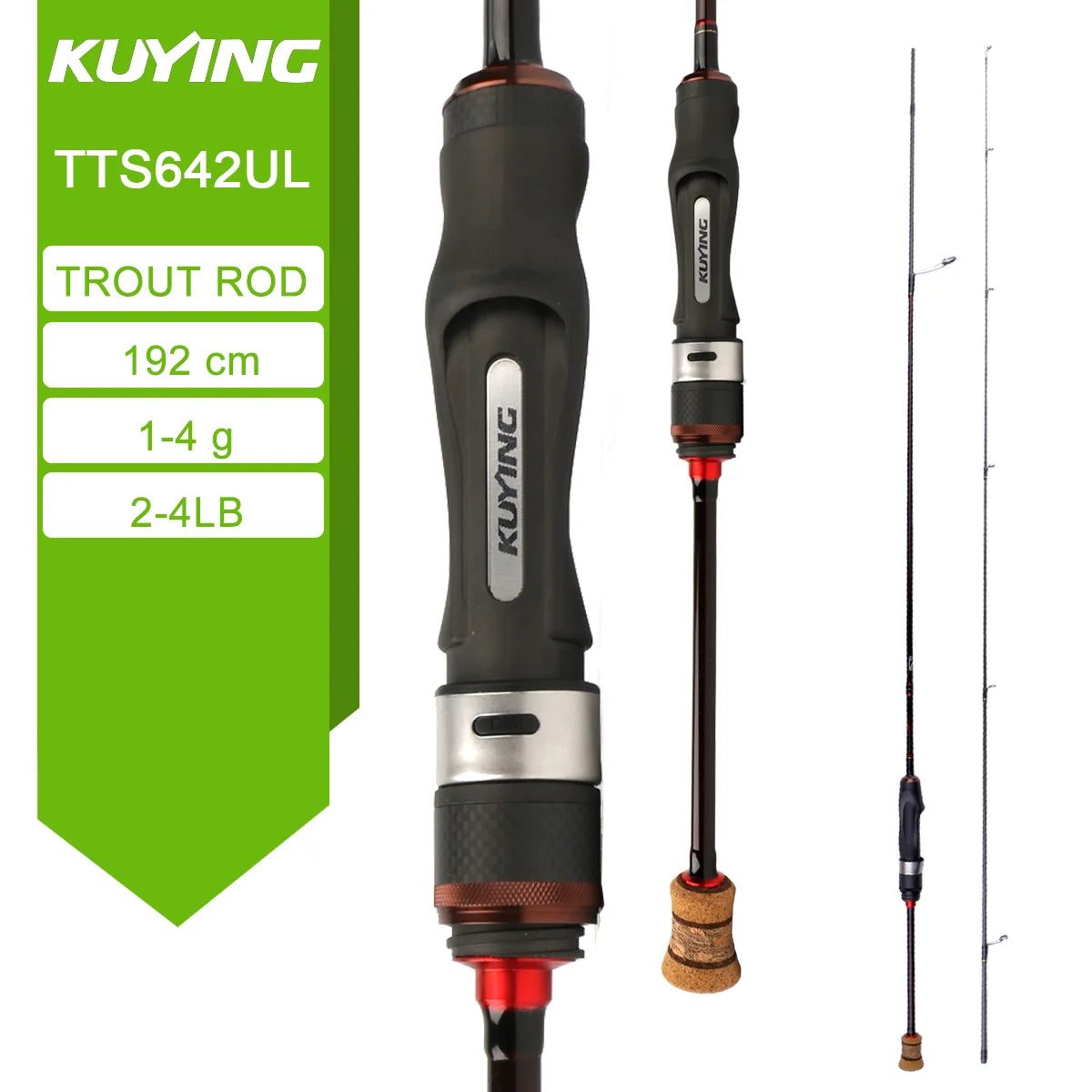 Kuying Teton Carbon Spinning Casting Fishing Lure Rod Fuji Parts