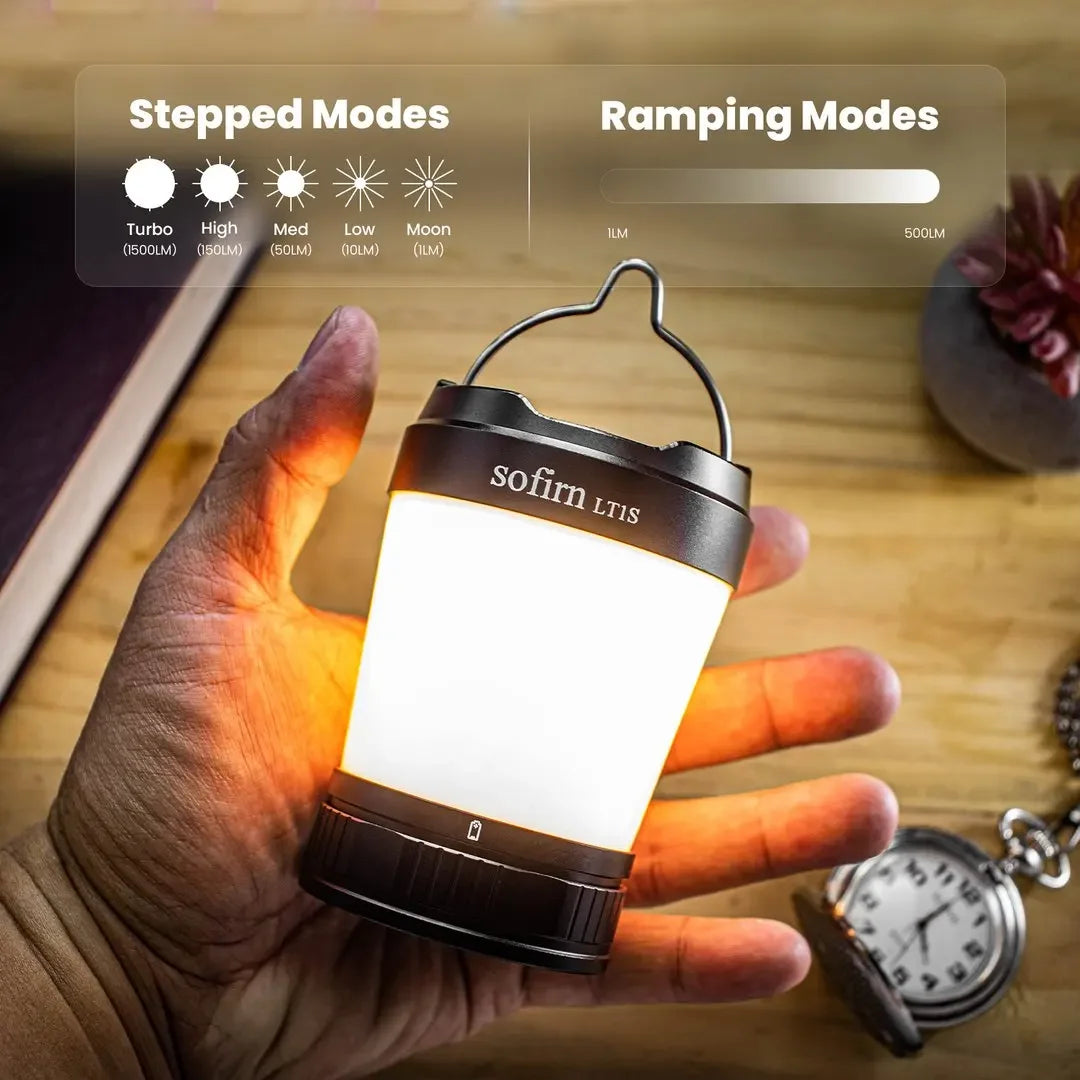 Sofirn LT1S Camping Light USB-C 21700 Lantern with Reverse Charging