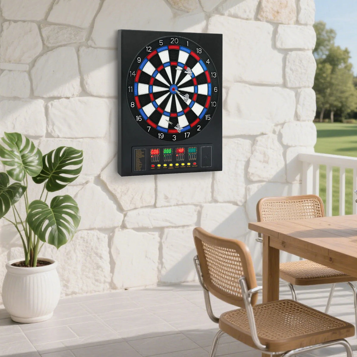 Electronic Dartboard Game Set With Automatic Scoring And LED Display