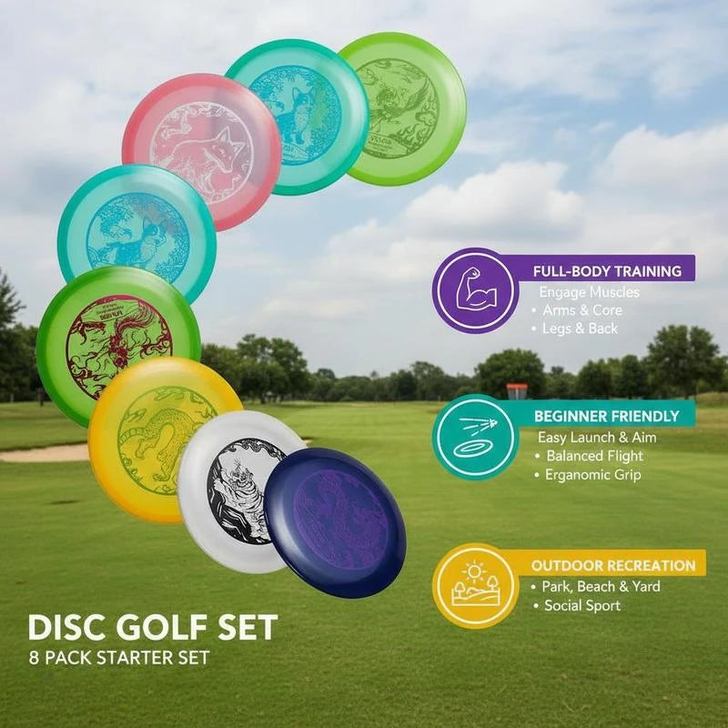 PDGA Approved Disc Golf Starter Set With Putter And Driver