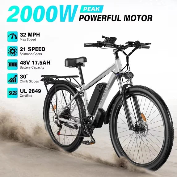 FENGQS Q8 2000W Electric Commuter Bicycle With 48V Battery