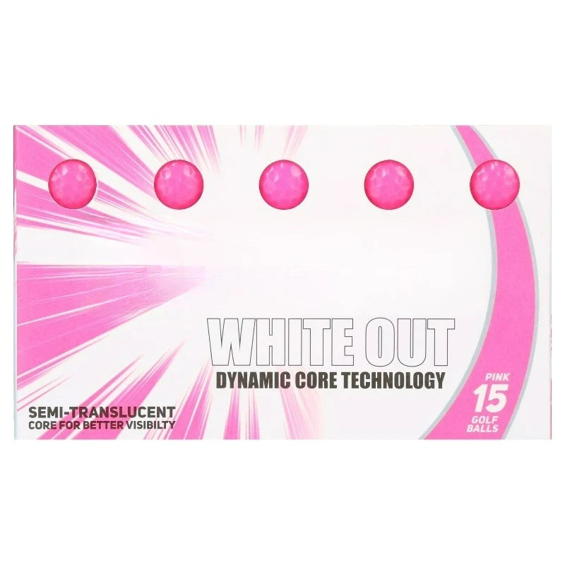 White Hot Golf Balls With Greenside Spin And Distance