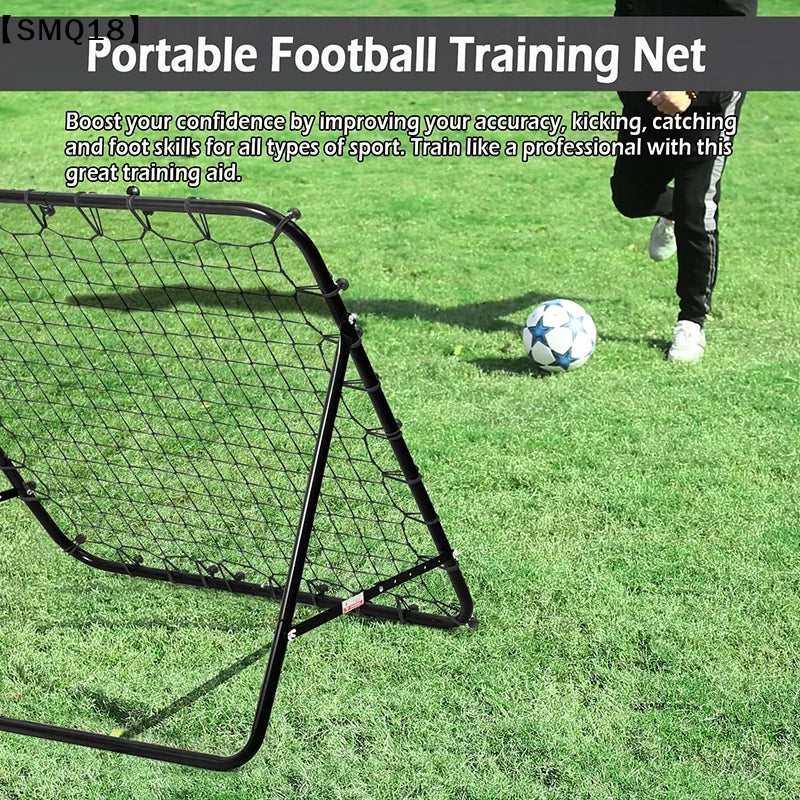 Soccer Rebound Net Football Training Kickback Practice Goal