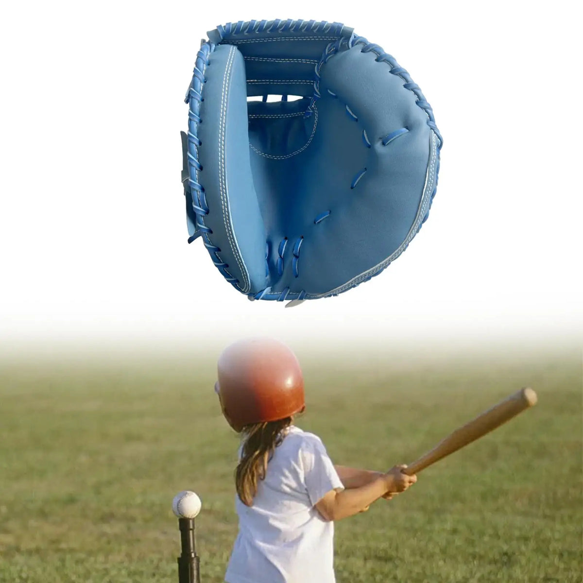 Footful Left Hand Baseball Glove For Softball Practice And Training