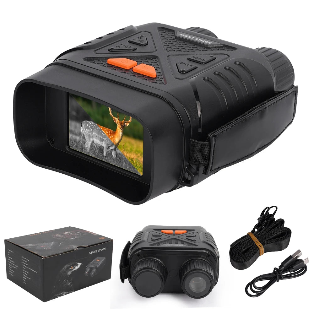Night Vision Binoculars 1080P HD Infrared Camera With 10x Zoom