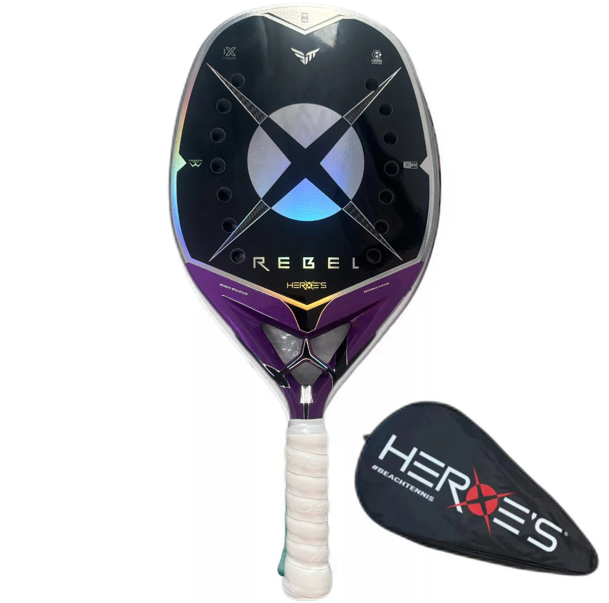 Carbon Fiber Beach Tennis Racket For Powerful Play