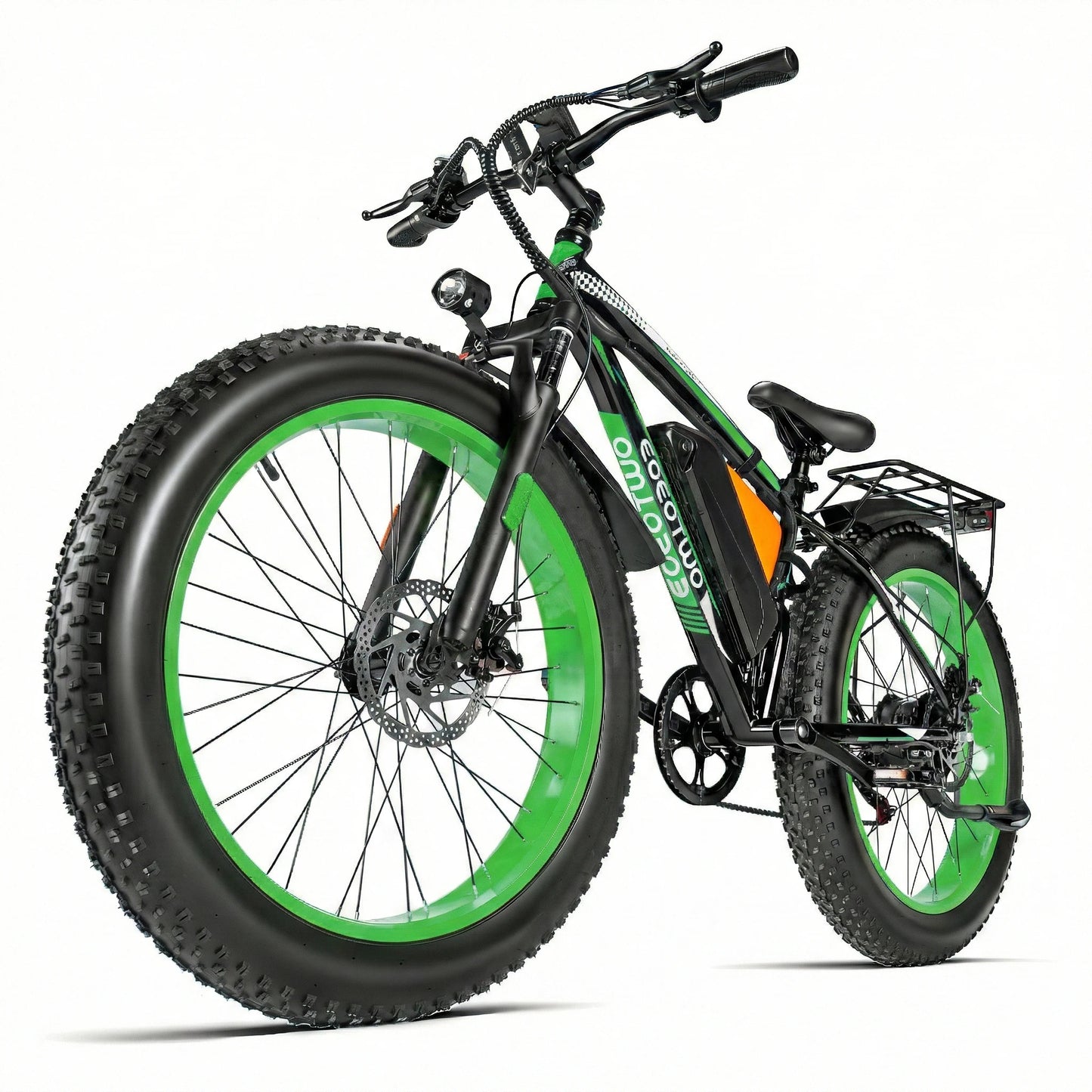 EOEOTWO 1000W Fat Tire Electric Bike With 48V Battery