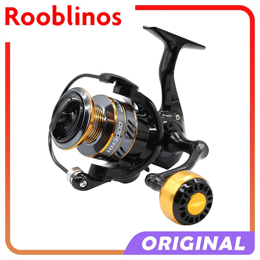 Rooblinos Premium Spinning Fishing Reel Metal Spool 10kg Drag