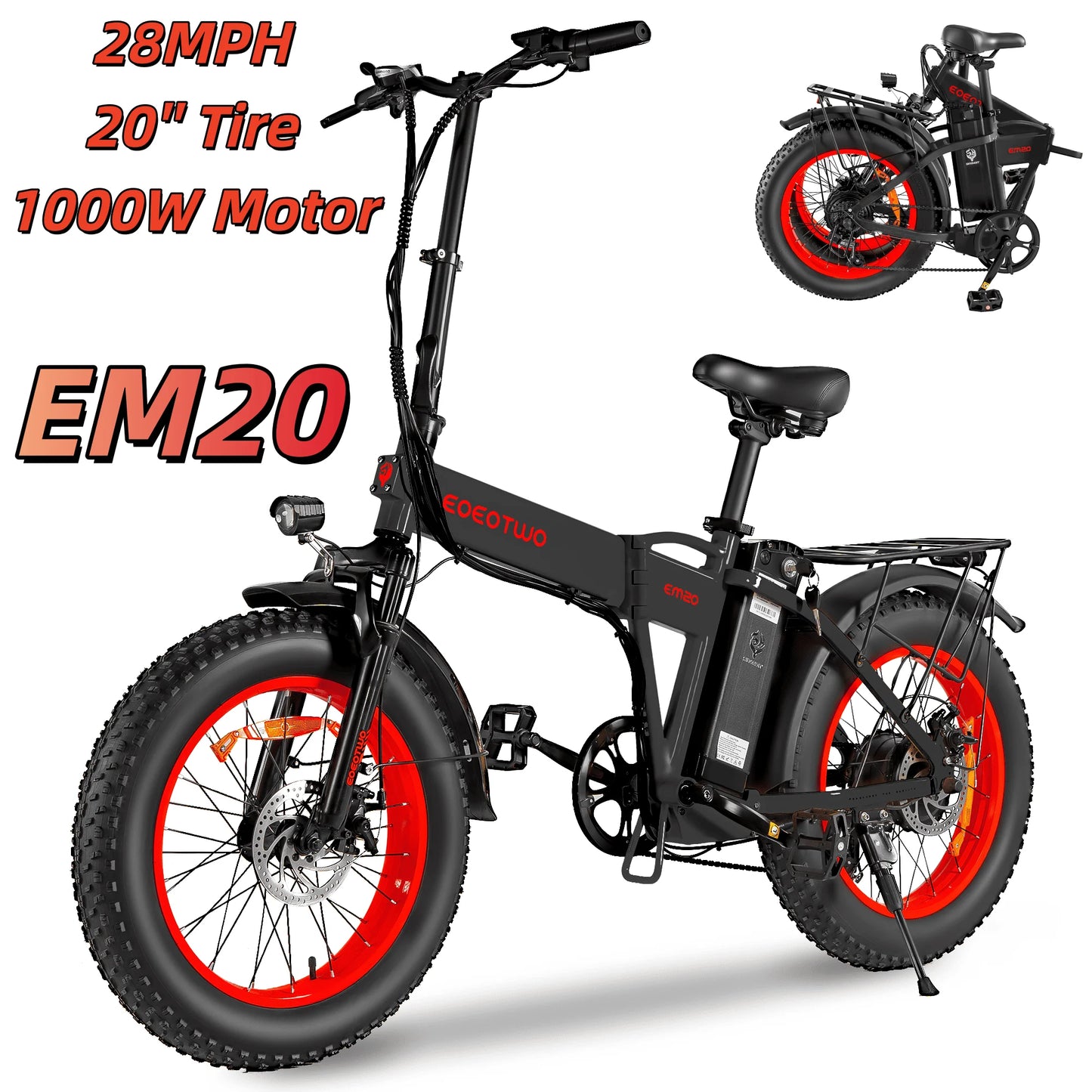 EOEOTWO Premium Electric Bicycle For Adults With Extended Range