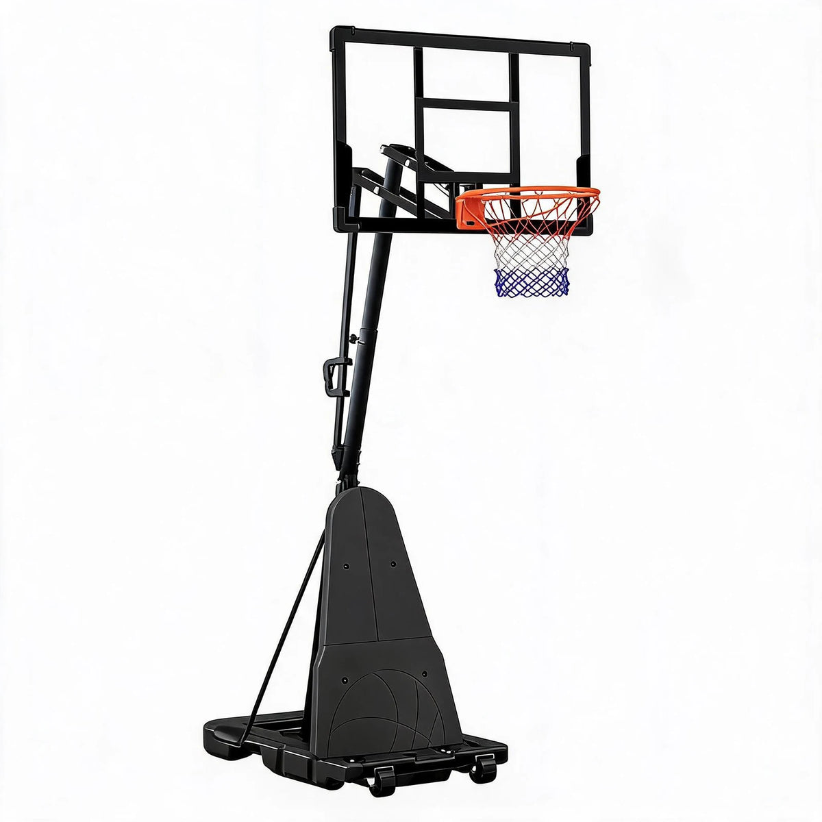 HiMISS Adjustable Portable Basketball Hoop With Fillable Base And Wheels