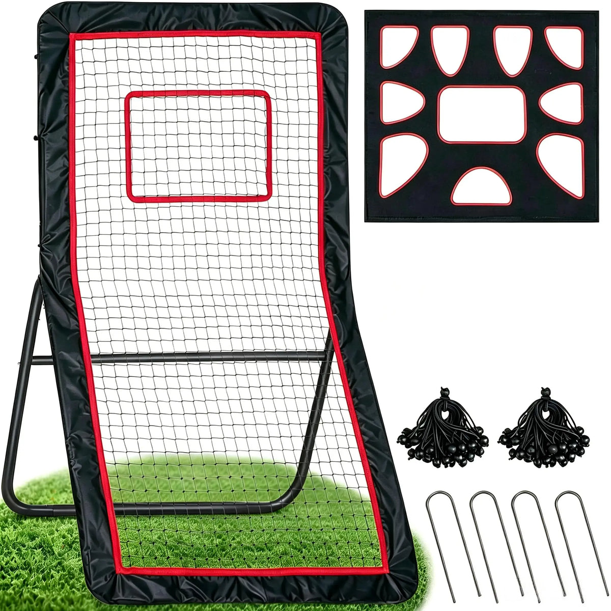 Adjustable Multi Sport Rebounder Net for Hockey Soccer Baseball Training Equipment