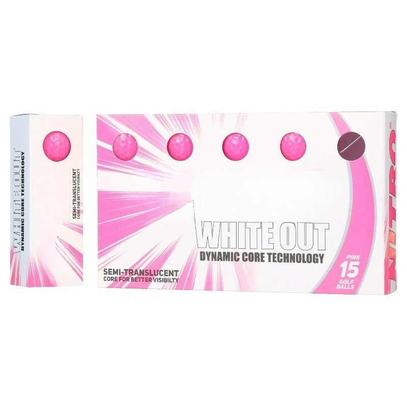 White Hot Golf Balls With Greenside Spin And Distance