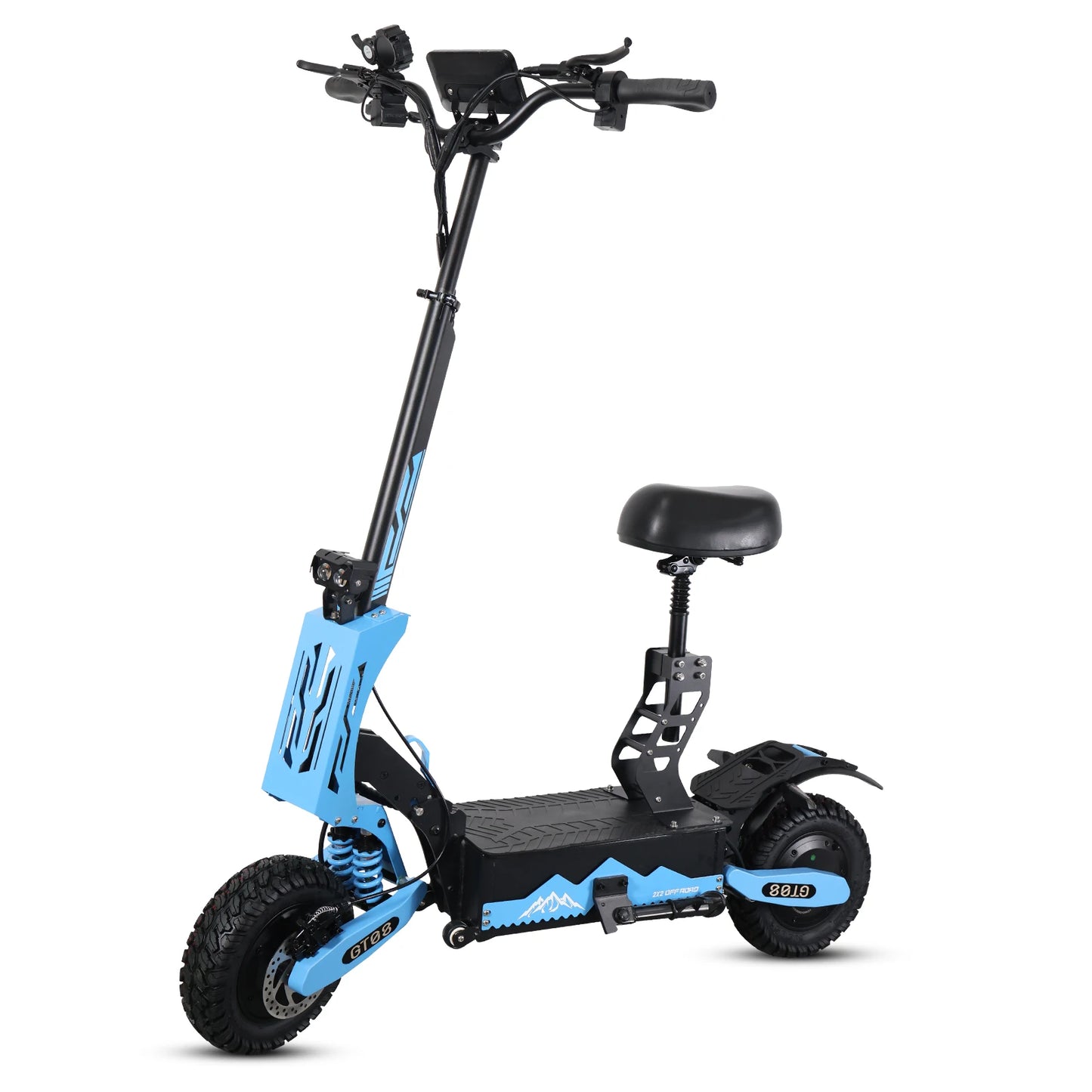 Arwibon Dual Motor Electric Scooter 5600W Off Road Folding