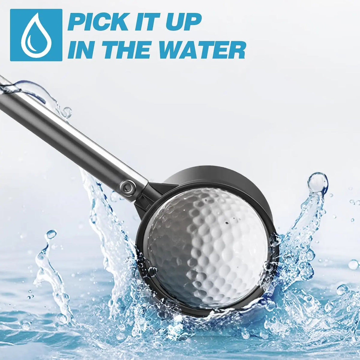 Telescopic Stainless Steel Golf Ball Retriever for Water Hazards