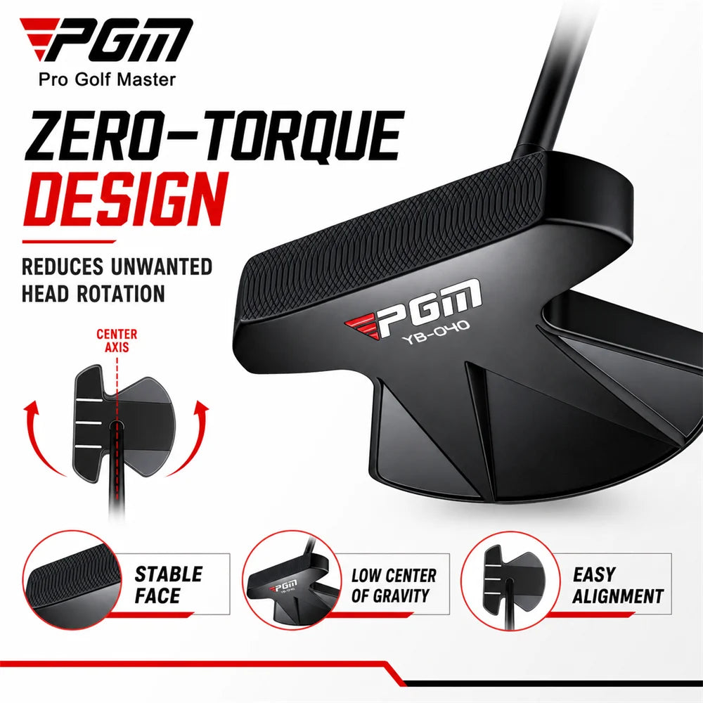 PGM Zero Torque Mallet Golf Putter For Stable Precision