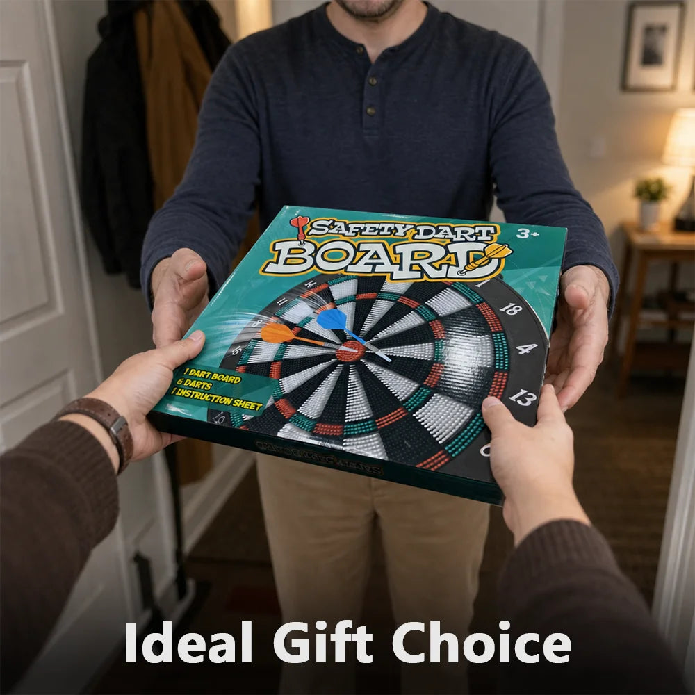 Soft Tip Dartboard Set with Stand for Indoor Family Games