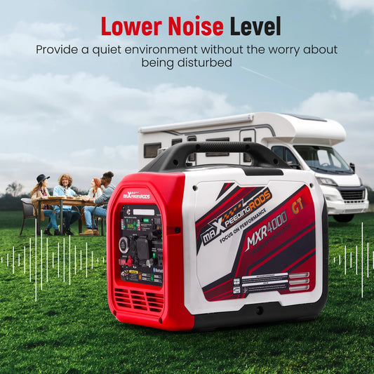 Maxpeedingrods 4KW Dual Fuel Inverter Generator LPG Gas Bluetooth