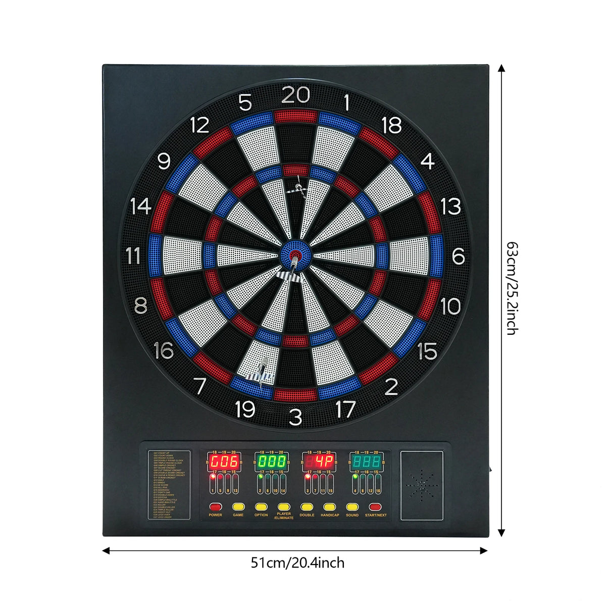 Electronic Dartboard Game Set With Automatic Scoring And LED Display