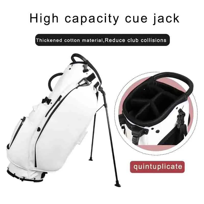 Singelila Lightweight PU Leather Multifunctional Golf Stand Bag
