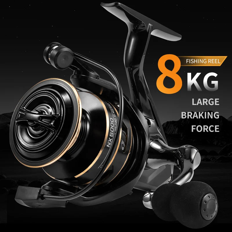 J-Barzillai High Speed Spinning Fishing Reel With Metal Cup