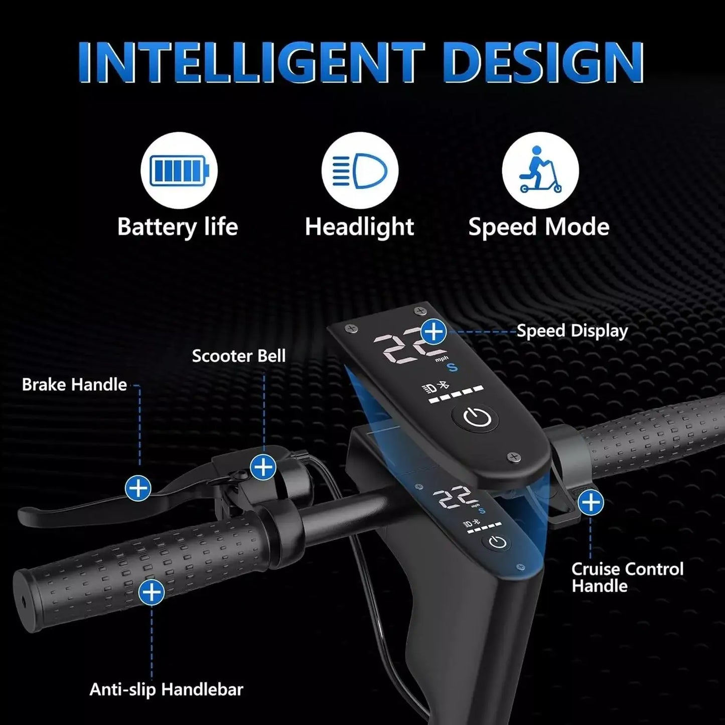 Aovopro Esmax 500W Folding Electric Scooter With App Control