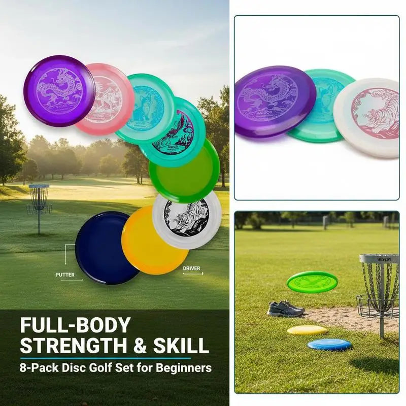 PDGA Approved Disc Golf Starter Set With Putter And Driver