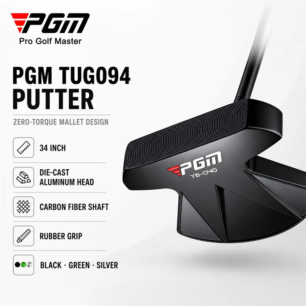 PGM Zero Torque Mallet Golf Putter For Stable Precision
