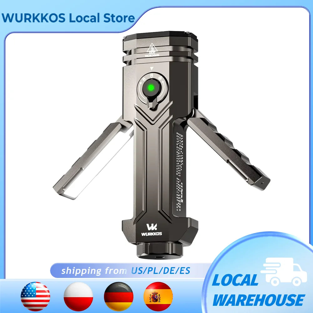 Wurkkos HD02 LED Camping Lamp 3200 Lumens Rechargeable Battery