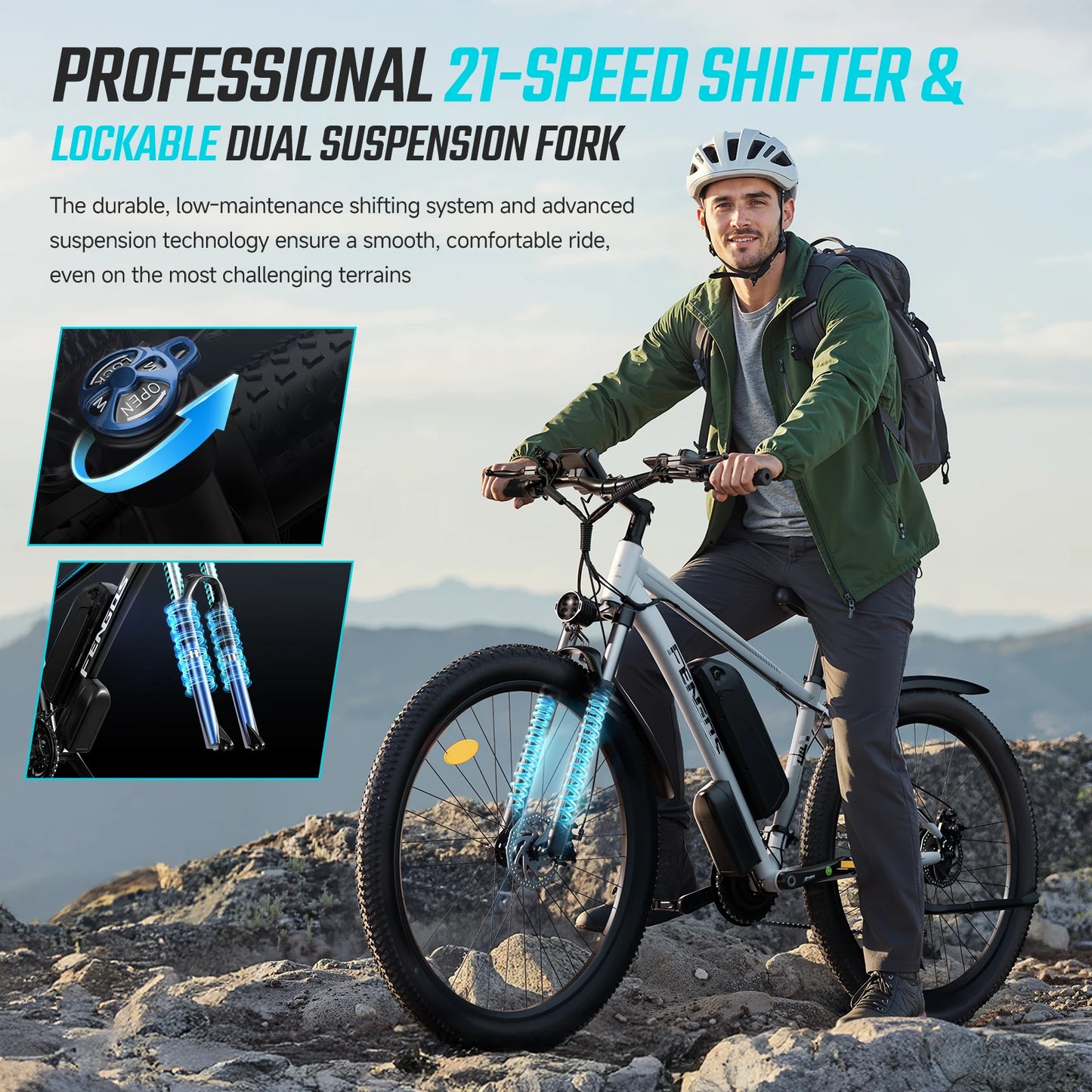 FENGQS Q8 2000W Electric Commuter Bicycle With 48V Battery