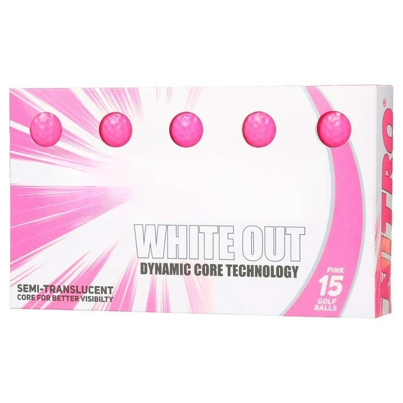 White Hot Golf Balls With Greenside Spin And Distance