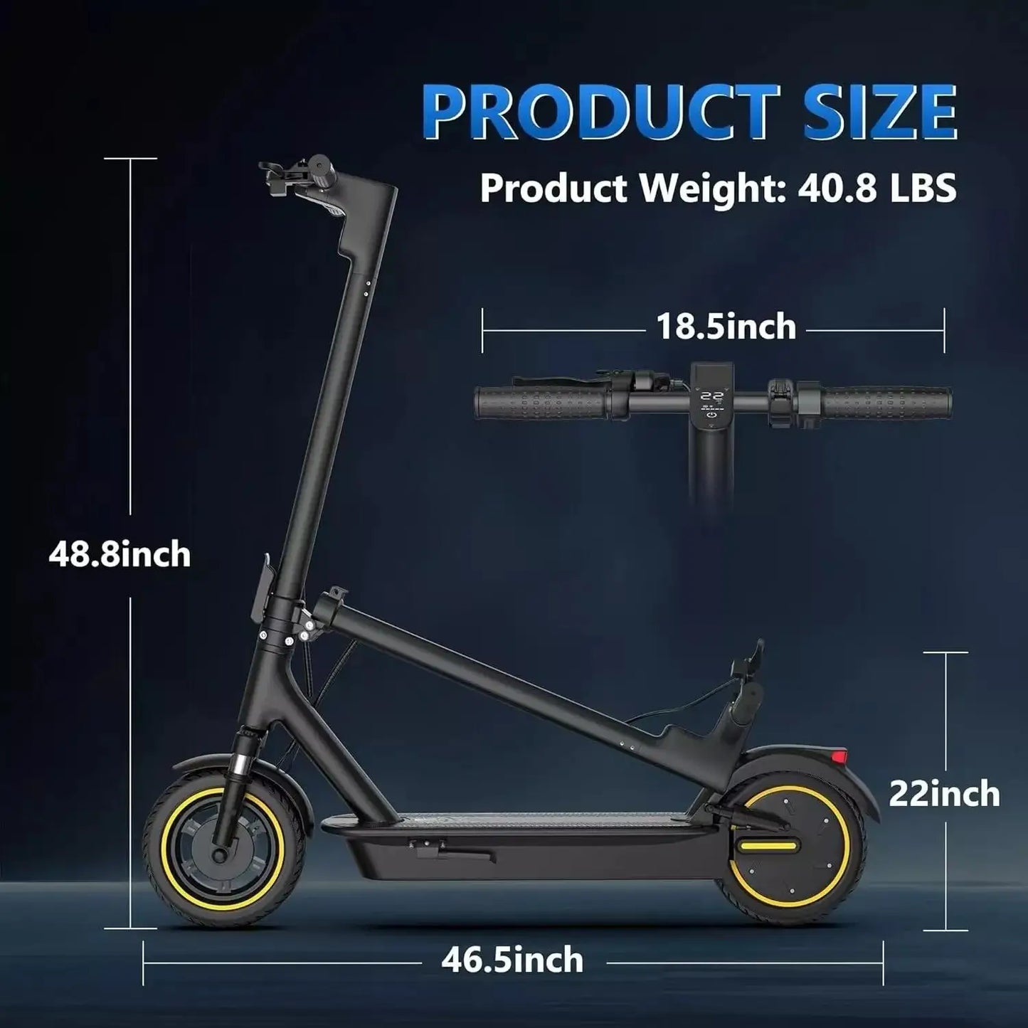 Aovopro Esmax 500W Folding Electric Scooter With App Control