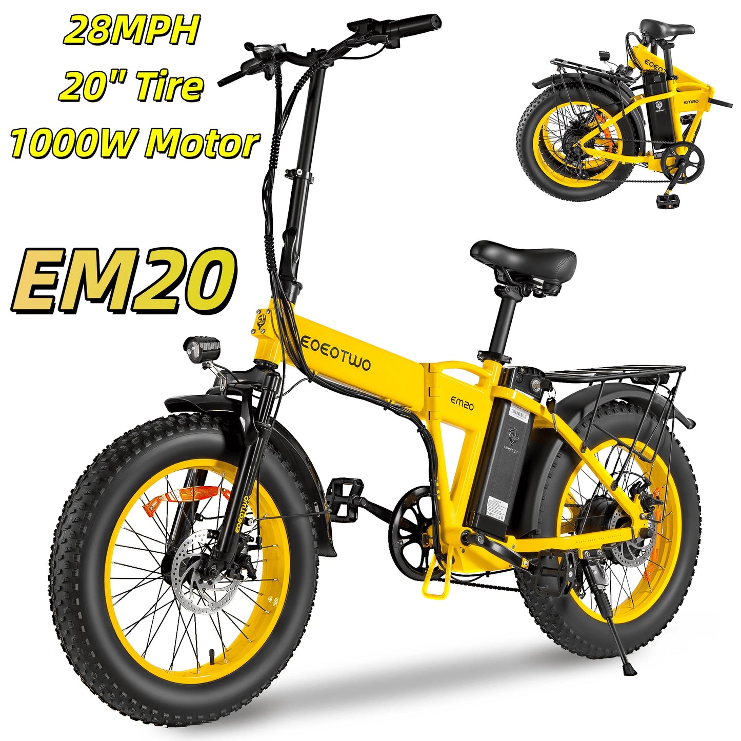 EOEOTWO Premium Electric Bicycle For Adults With Extended Range