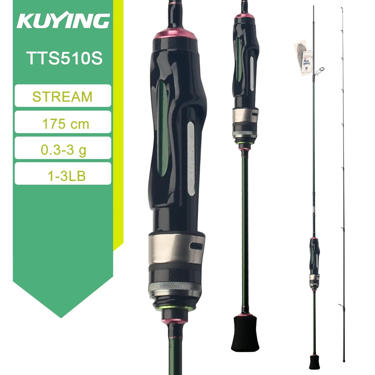 Kuying Teton Carbon Spinning Casting Fishing Lure Rod Fuji Parts