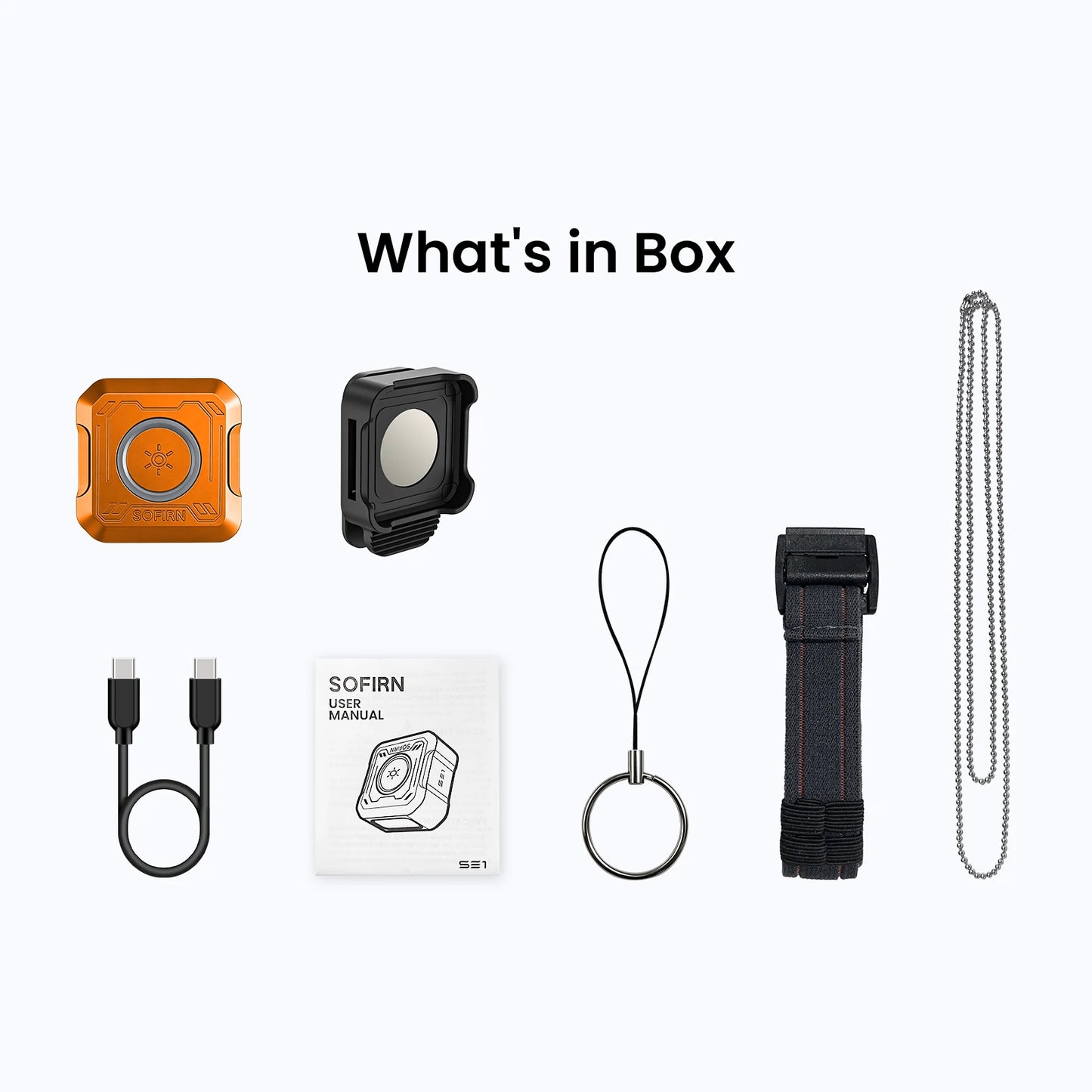 Sofirn SE1 300Lm Pocket Flashlight With RGB Signal Ring