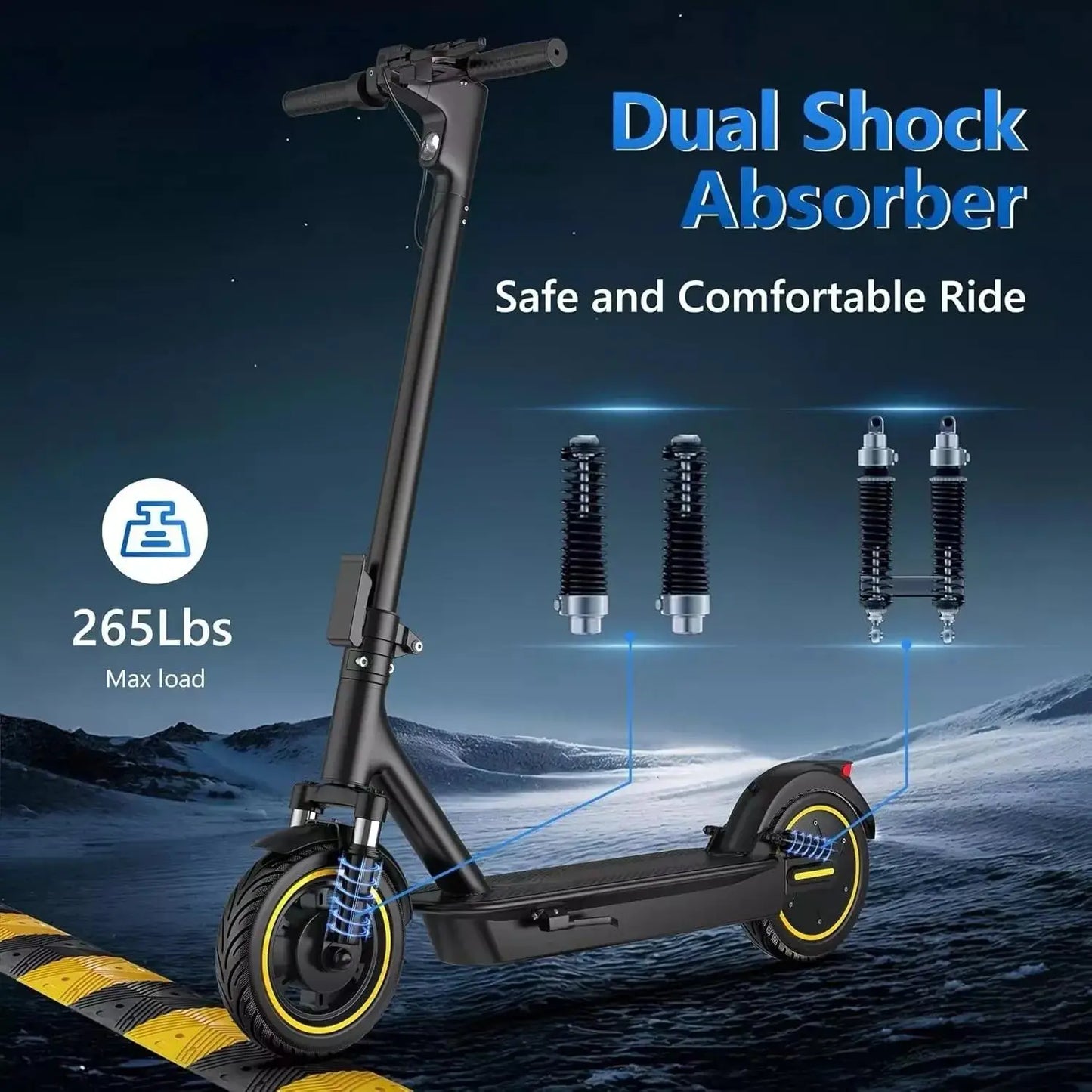 Aovopro Esmax 500W Folding Electric Scooter With App Control