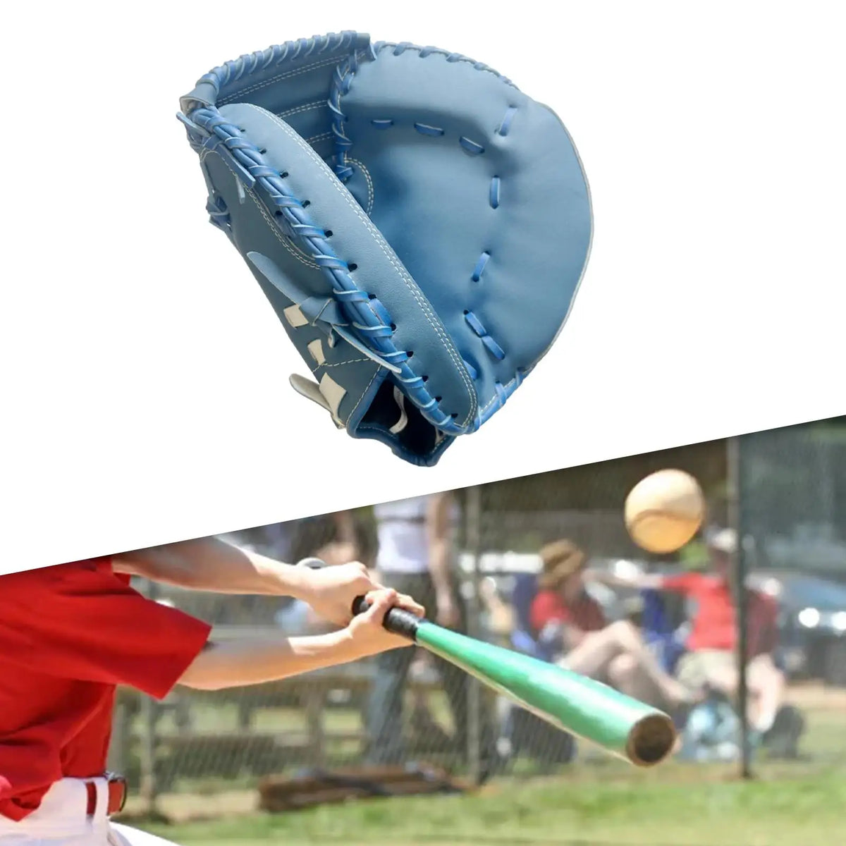 Footful Left Hand Baseball Glove For Softball Practice And Training