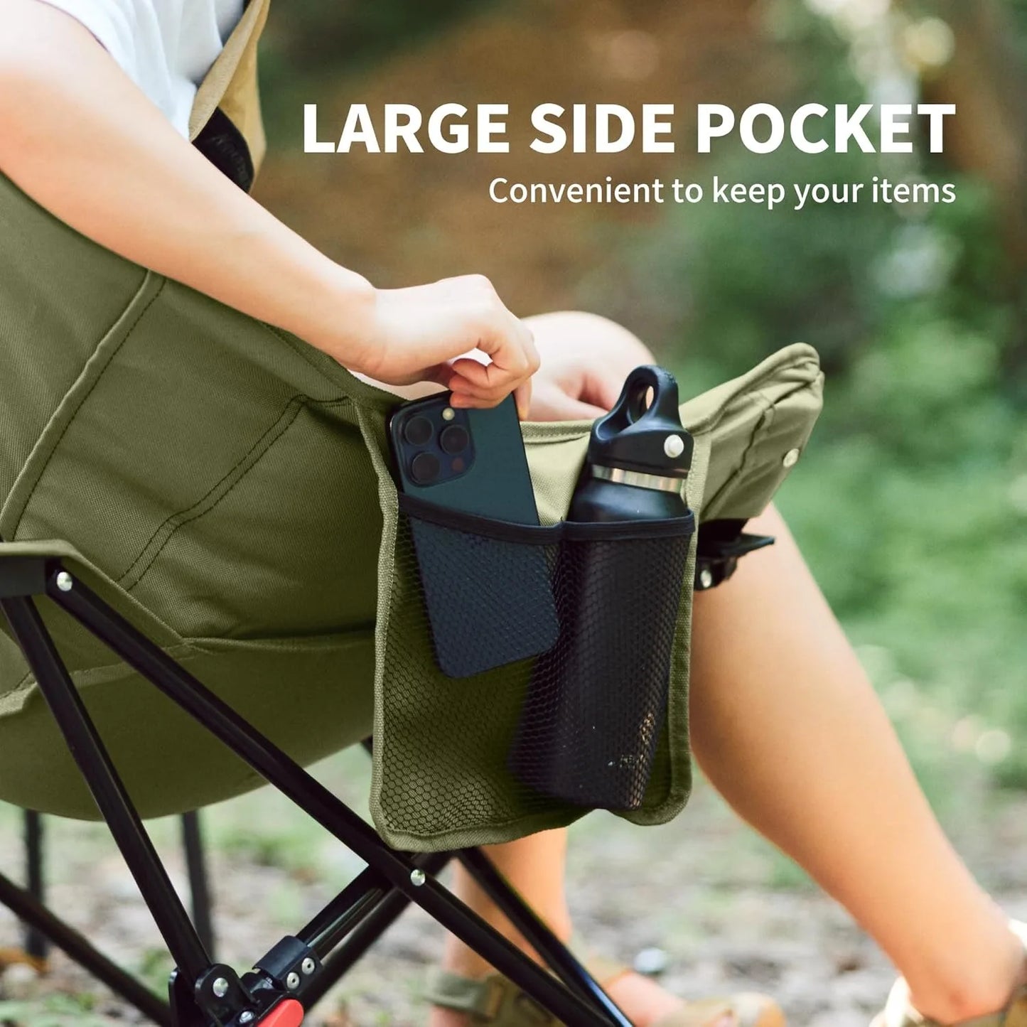 Naturehike High Back Moon Chair Camping Lounge Folding Portable Outdoor Seat
