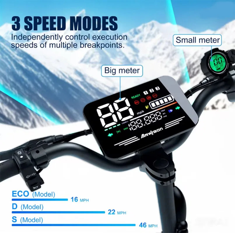 Arwibon 5600W Dual Motor Folding Electric Scooter With Seat
