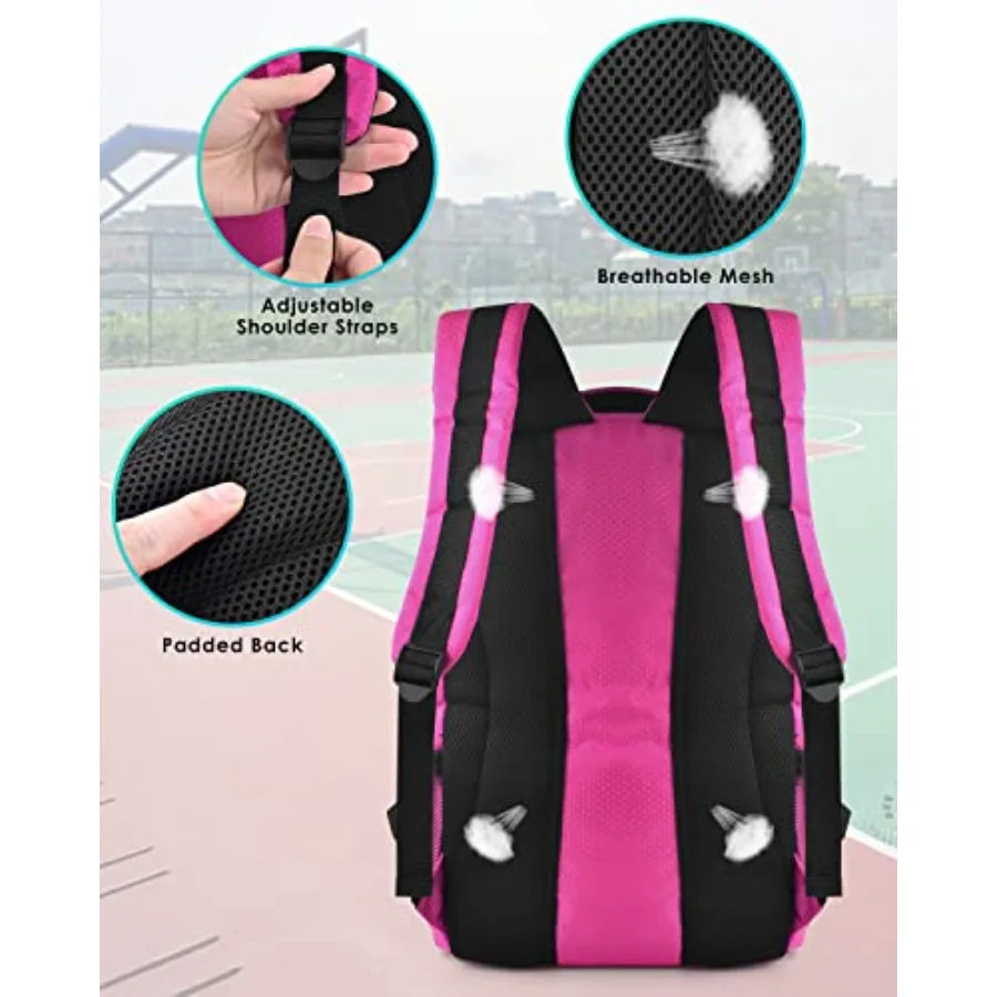 Soccer Sports Backpack With Ball Holder And Shoe Compartment For Team Gear