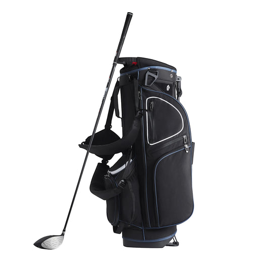 SucceBuy Golf Cart Bag With Organizer Divider Pockets Dust Cover