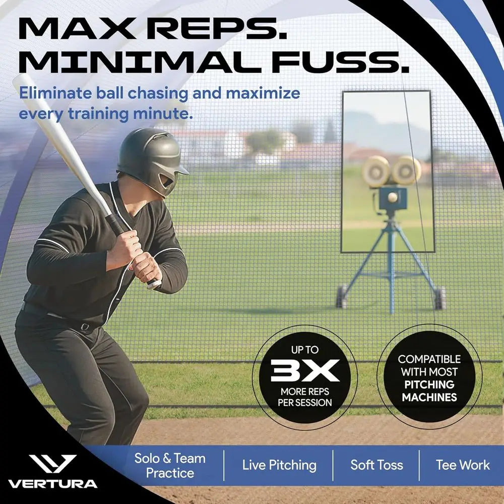 Durable Portable Baseball And Softball Batting Practice Net